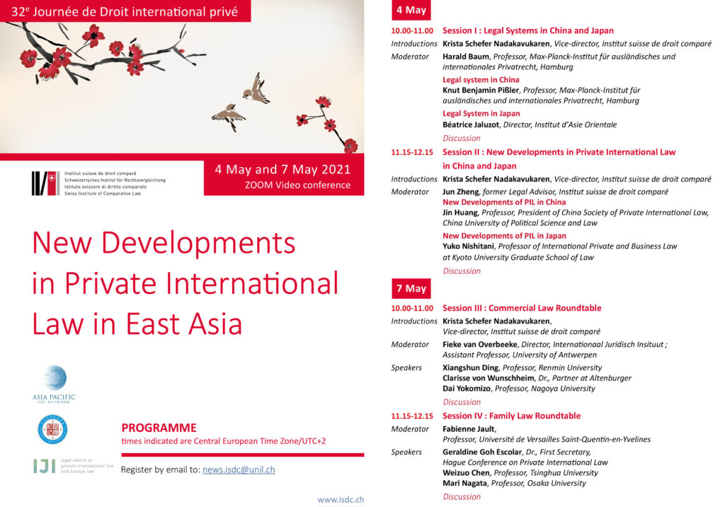 new developments in Private International Law in East Asia